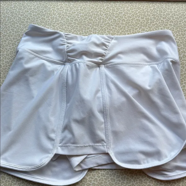 Avia Classic White Athletic Sports Skirt Skort small waistband pocket size S - Image 4