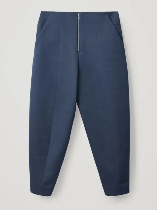 COS Cropped Trousers With Textured Fabric 6 - Image 9