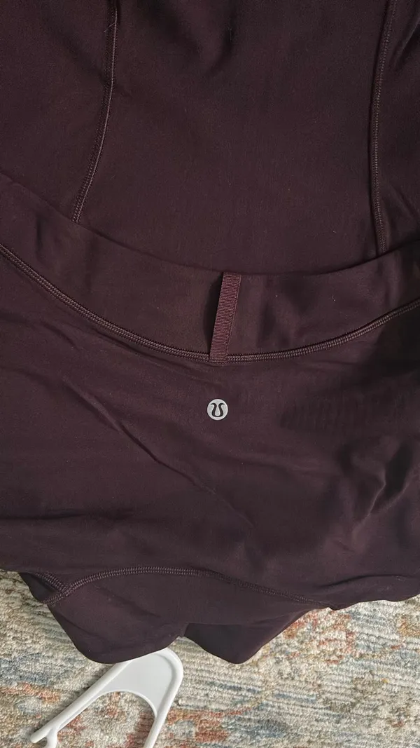 Maroon Lulu Lemon Align Cropped Jacket - Image 2