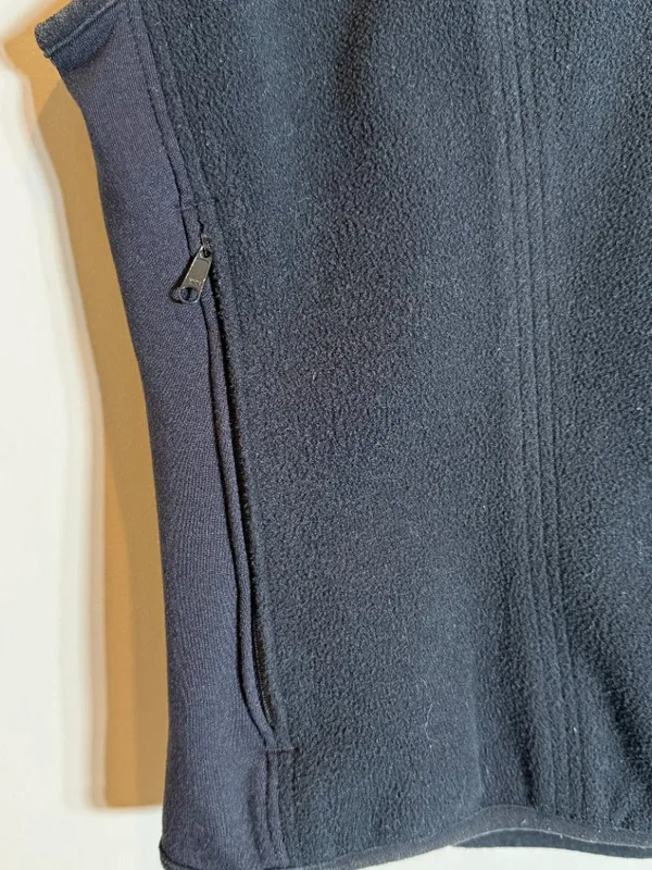 Vintage Marmot Windstopper Full Zip Fleece Vest Women's Large Black Gorpcore - Image 8
