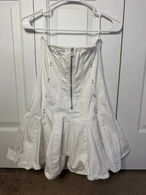 Wild Fable Target Jean dress strapless - Image 3