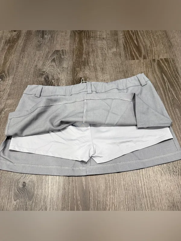 NWT Halara Grey Cargo Mini Skirt - Image 4