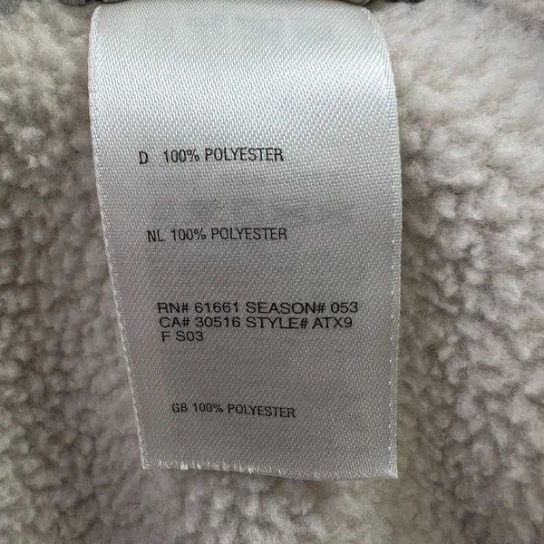The North Face Womens Medium A5 Series Kanten Sherpa Shearling‎ Bomber Jacket - Image 9