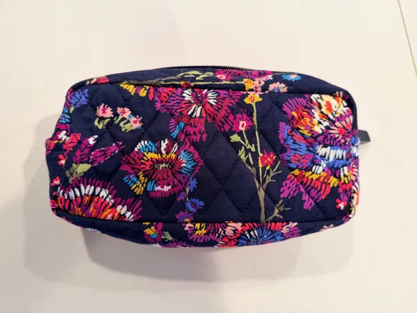 Vera Bradley | Midnight Wildflowers cosmetic case. - Image 7