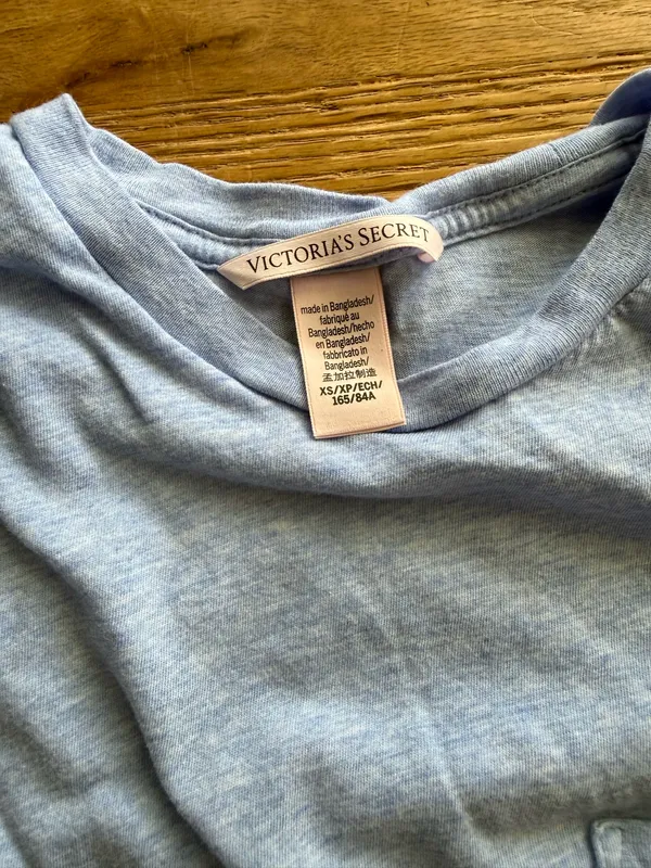 Victoria's Secret Blue tshirt - Image 2