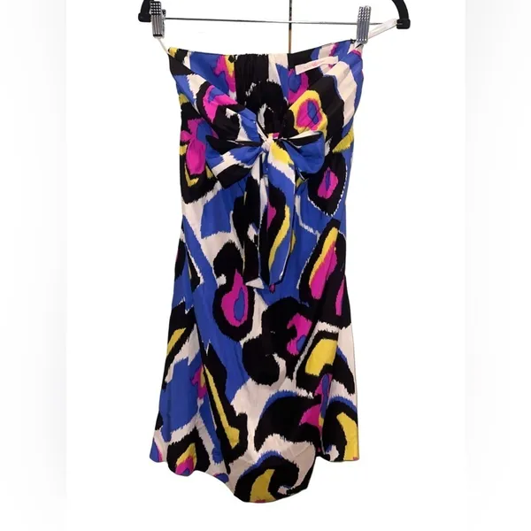 Alice and Trixie Multicolor Cocktail Mini Dress Size Small/Medium - Image 4