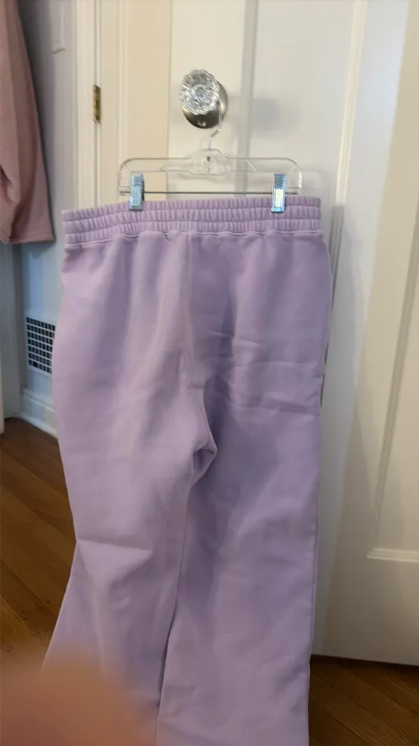Abercrombie Purple Sweatpants Medium - Image 4
