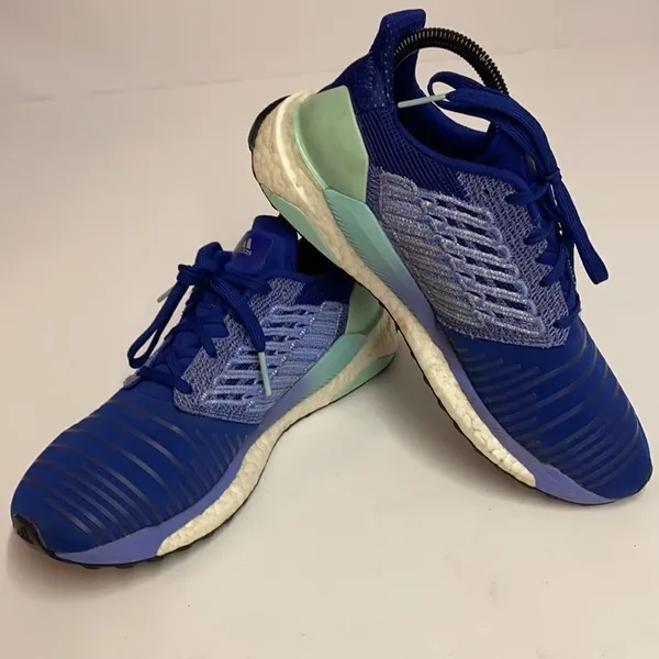 Adidas Solar Boost‎ Continental Running Shoe. Blue A20 - Image 8
