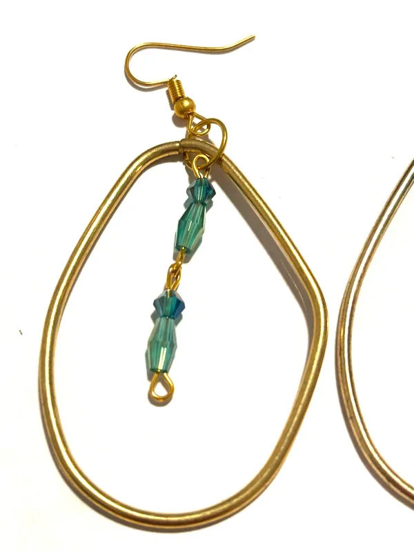 Handmade Dangle Earrings - Image 2