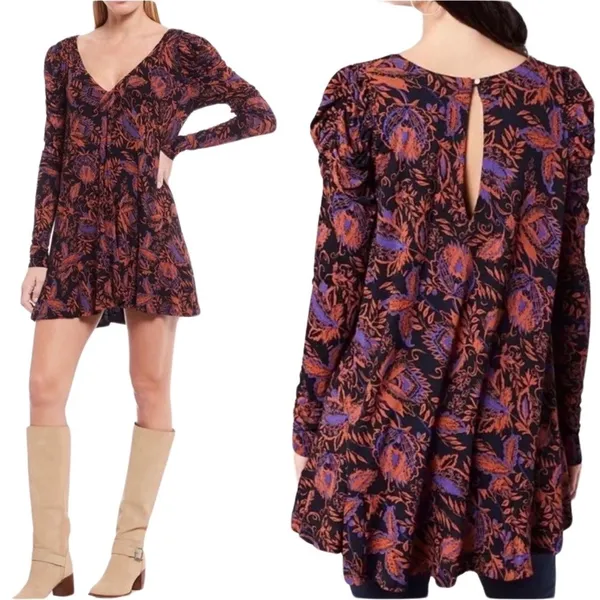 Free People Hello Lover Tunic Top /‎ Dress Size Small - Image 5