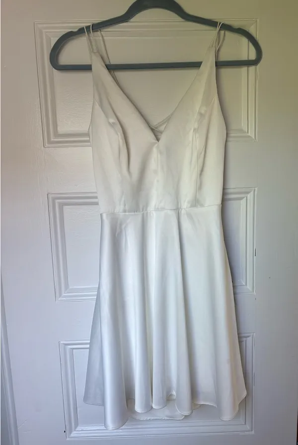 Lulus Believe in Love Backless Strappy Skater Dress - Image 4