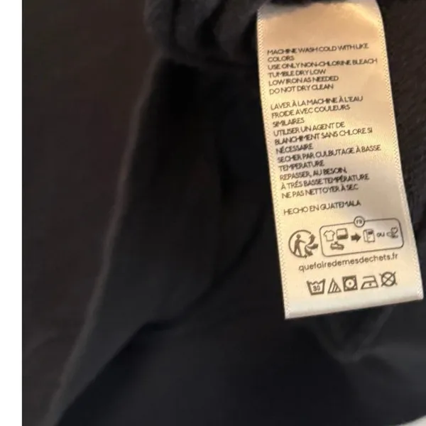 Phthalo Ruth Maeve Black Bonne Annee Sweatshirt Size‎ Large - Image 6