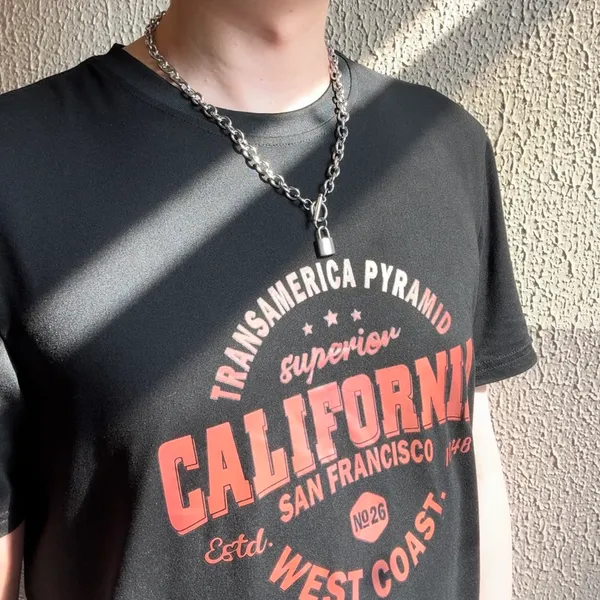 Lock Pendant Necklace for Men Women Streetwear Punk Hip Hop Unisex Style - Image 7