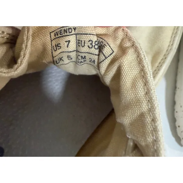 Hey Dude Wendy Size 7 Womens Cream Slip On Lightweight Shoes - Image 5