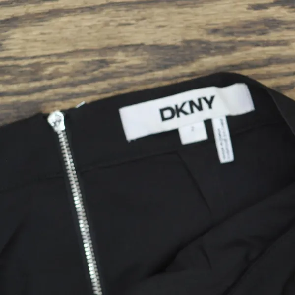 NWT DKNY Womens Organza Cargo Skirt Sheer P4BNUWEN Black 2 - Image 9