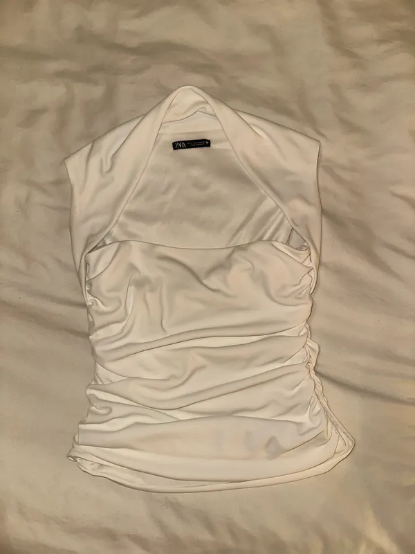White ZARA Top - Image 2