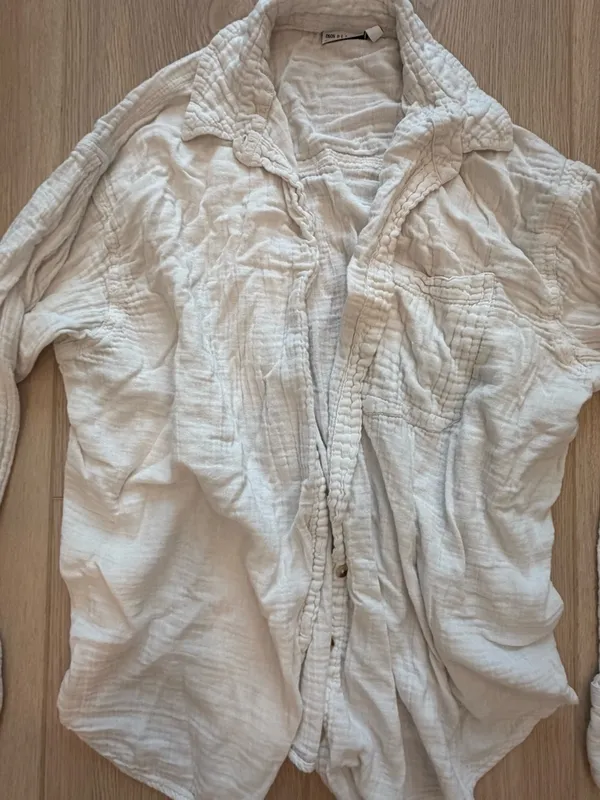 ASOS Crisp White Button-Up Relaxed Shirt - Image 3