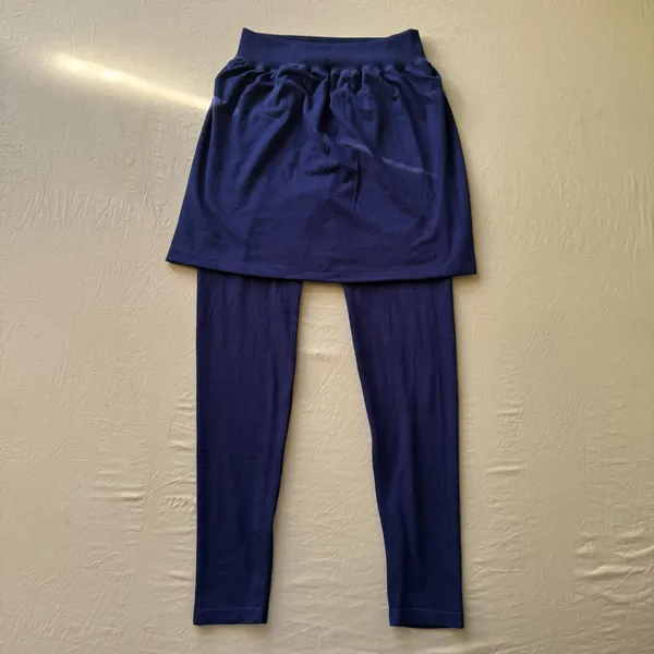 Athletic Skirted Leggings Blue - Image 2