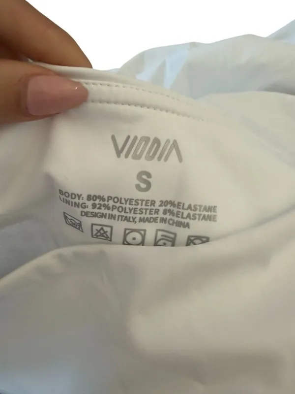 VIDDIA White Modest Below the Knee Active Skort Size Small - Image 2