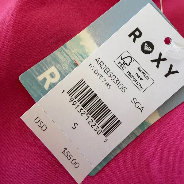 NWT‎ Roxy Womens Sunset Board Shorts Pink 7" Inseam Quick Dry Swim Shorts Small - Image 6