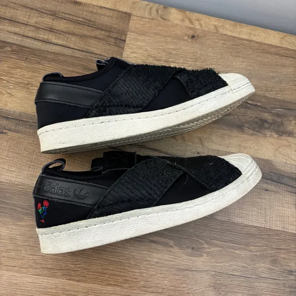 Adidas Super Star Slip On Chinese New Year of The Rooster Shoes Sneakers Black - Image 10