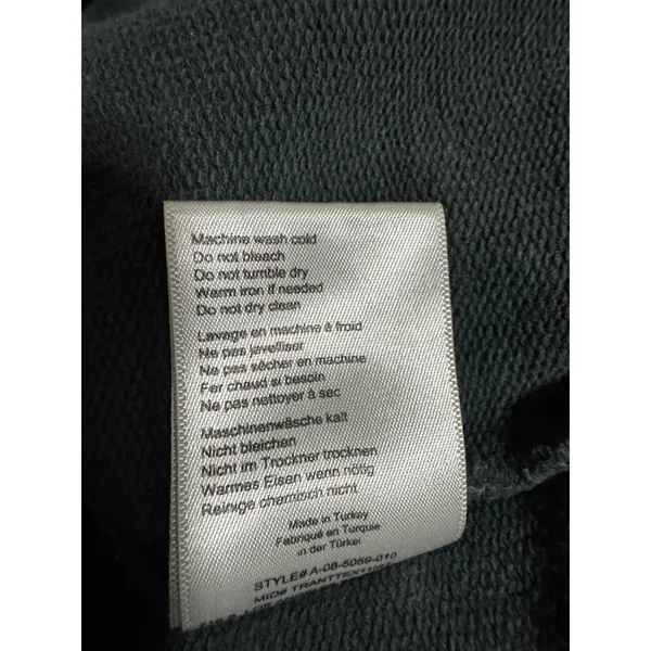 Anine Bing City Love Graphic Crewneck Sweatshirt, Charcoal Grey, Size S - Image 6