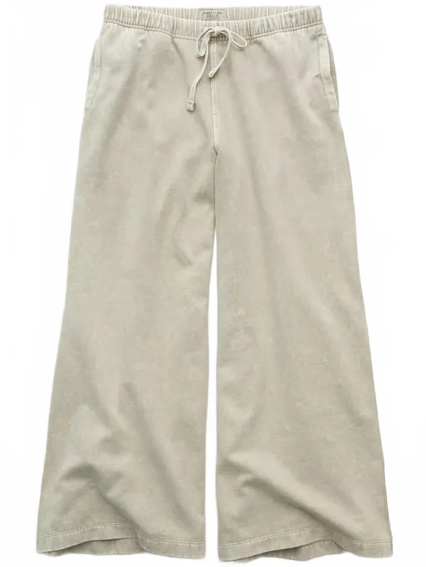AE Everyday Luxe Wide-Leg Sweatpant American Eagle NWT Green XL - Image 7