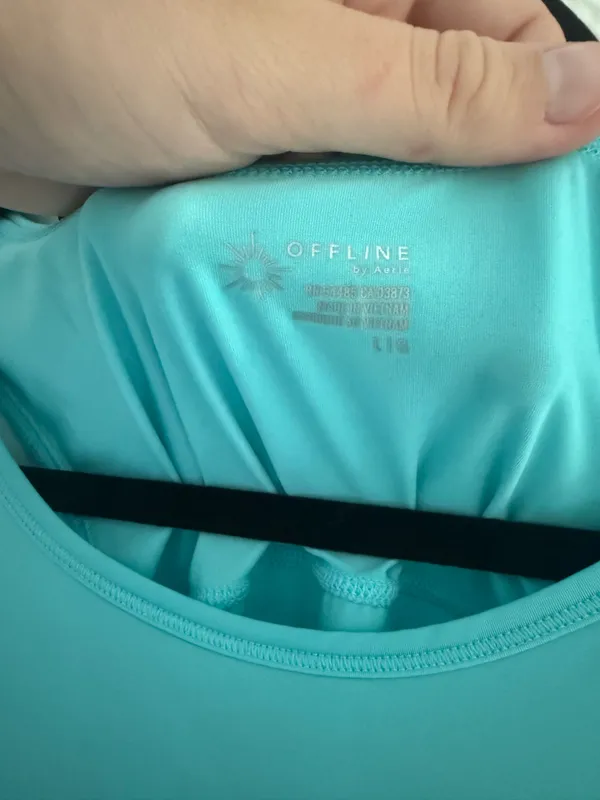 OFFLINE by Aerie Teal Athletic Tank - Image 2