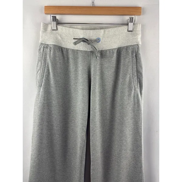 Women’s LuluLemon Size 8 Gray Wide Leg Lounge Pants - Image 2