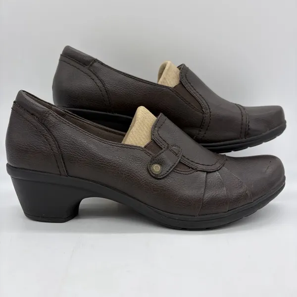 Earth Origins Womens 10W Shoes Rosario Loafers‎ Brown Low-Heel Slip-On Comfort - Image 2