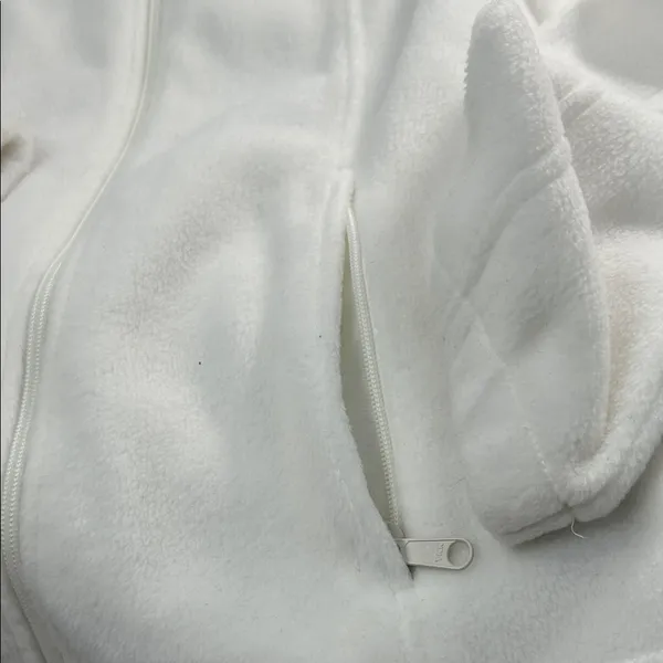 Columbia Soft White Fleece Jacket - Image 5