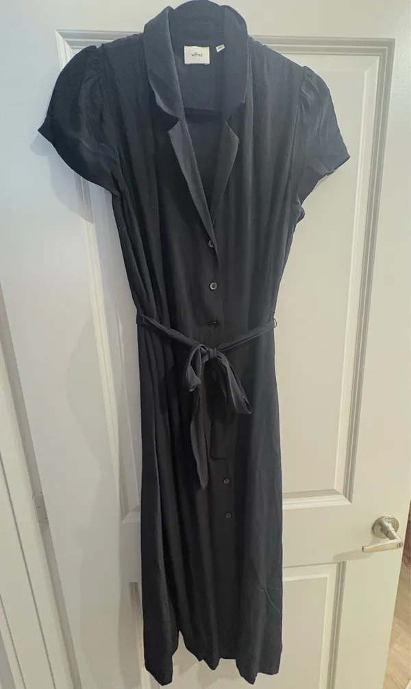 Aritzia Wilfred Black Dress - Image 3