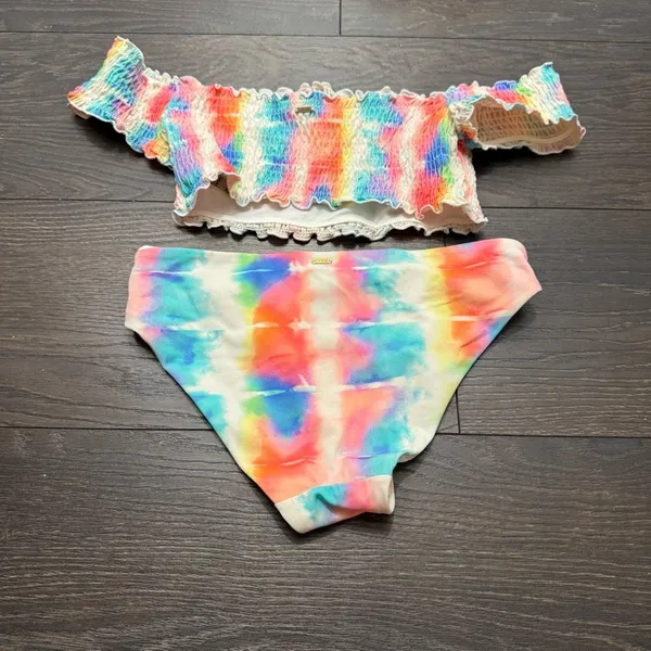 Victoria’s Secret Pink Women’s Small Ruched Off Shoulder Bikini Set - Image 4