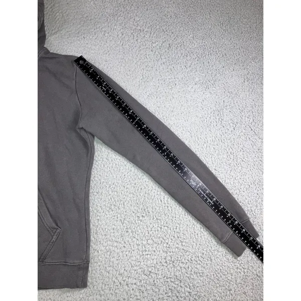 Nike Hoodie Women M Faded Black Pullover Swoosh Logo Activewear Grunge‎ Outdoor - Image 11