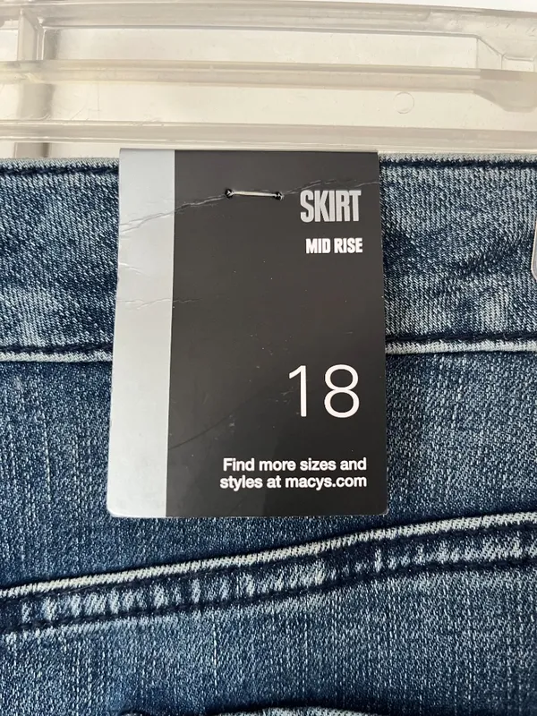 Macy's Jean Denim Skirt - Image 3