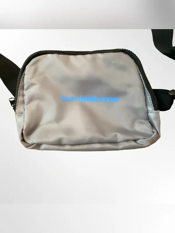 Burn Boot Camp Silver Sling/ Fanny Pack Bag 💙✨ Blue - Image 2