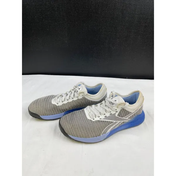 Reebok Women's Nana Cross Fit Grey/blue/white Shoes/Sneakers Size 8.5 SKU 4372 - Image 4