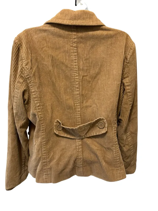 VTG Y2K Gap Double Breasted Relaxed Corduroy Utility Jacket Sz L Pockets Belt - Image 4