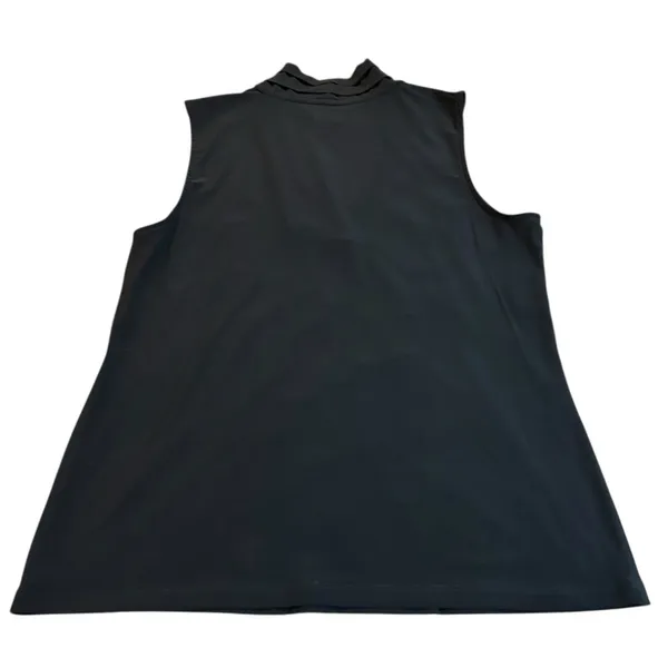 3/$15 ANNE KLEIN dressy black tank top - Image 4