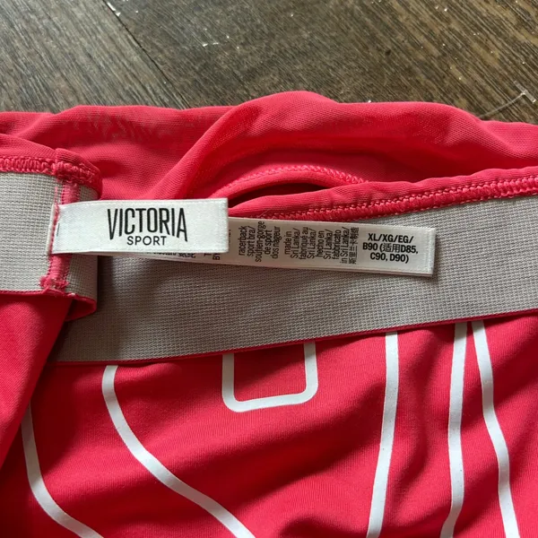 Victoria‎ Sport Pink Racerback Wireless Pullover Sports Bra for Women XL - Image 6