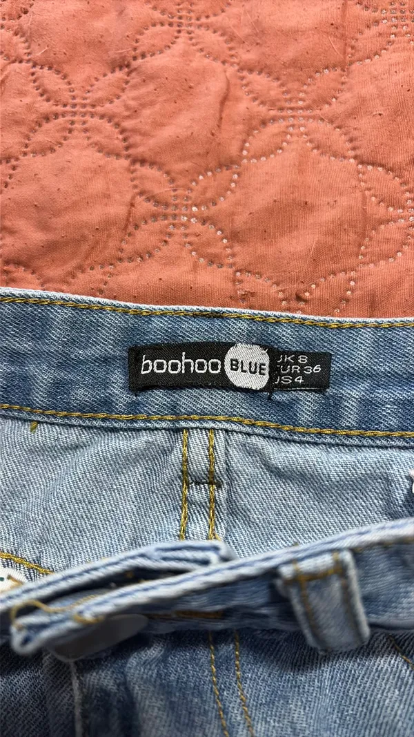 Boohoo Denim Mini Skirt - Image 3