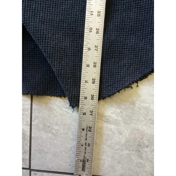 POL Womens Waffle Knit Shacket Charcoal Gray Contrast Pocket Cotton Shirt Jacket - Image 5