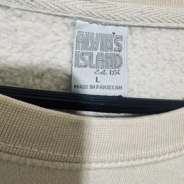 Miramar Beach Hoodie Sweatshirt Destin Florida Spring Break sz L Beige - Image 3