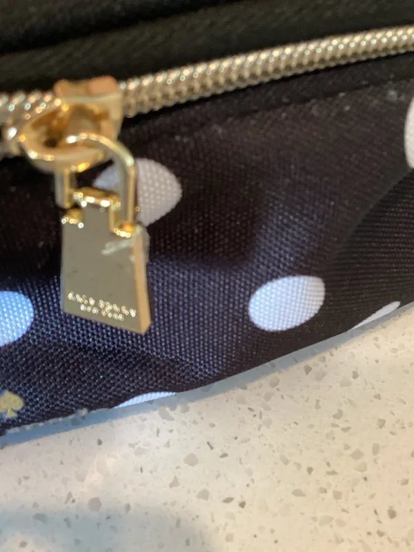 kate spade Black with White Polka Dot Insulated Lunch Carrier - Image 5