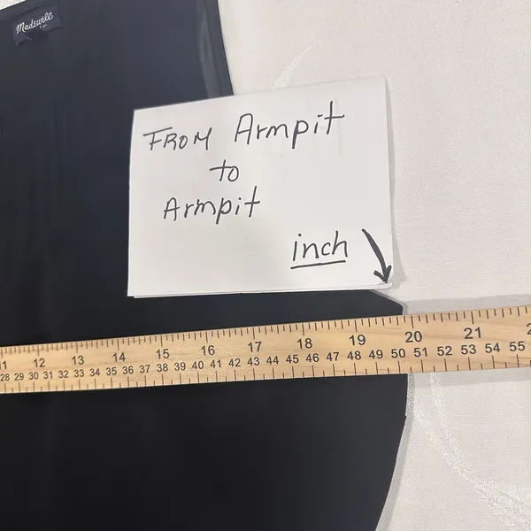 Madewell Size-10 Womens Jumpsuit Black‎ Sleeveless Silk Yoke Formal - Image 3
