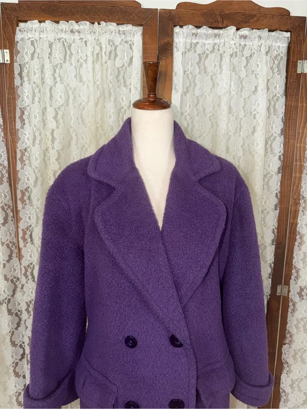 Spectacular Vintage 1980 Neiman Marcus Full Length Alpaca Coat - Image 3