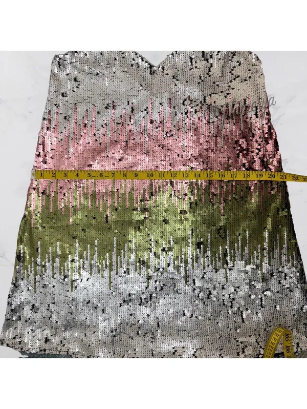Loveriche Women's Ombre Matte Sequin Cami Slip Dress Summer Y2K Style Size S - Image 6