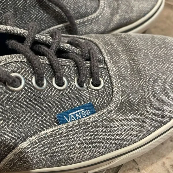 Vans Grey Pro Authentic Old Skool Skate Shoes Sneakers Unisex Size M5.5 W7 TB8C - Image 12