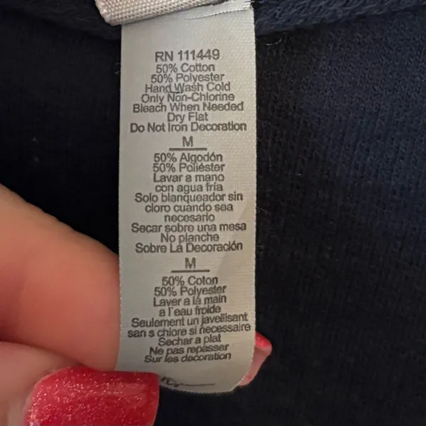 Source Unknown Unbranded top. Beautiful blue. Excellent condition.   SZ Medium - Image 4