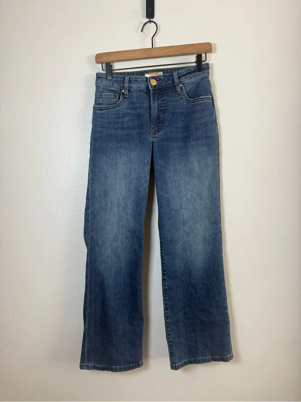 Kut From The Kloth Fab Ab Charlotte Wide Leg Jeans - Image 2